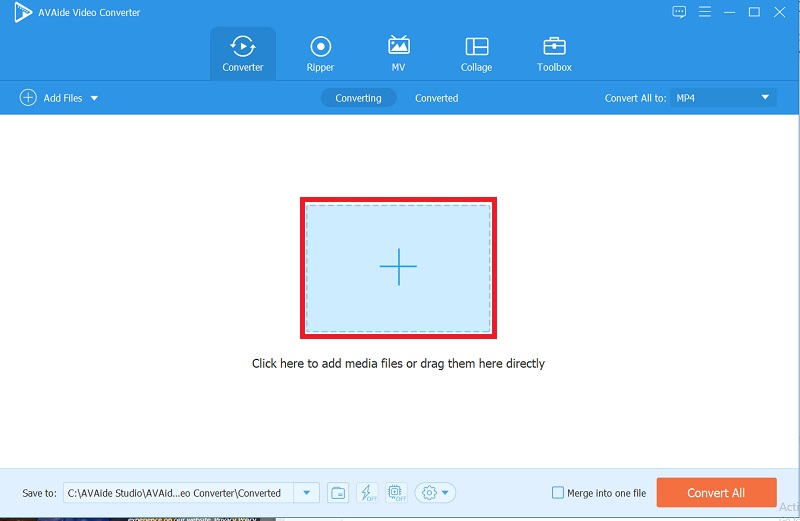 AVAide Vid Converter Dateien hinzufügen