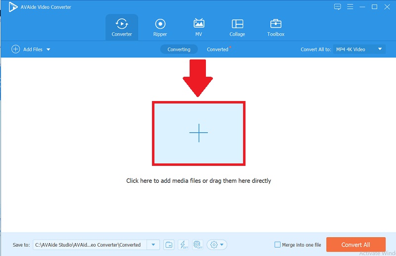 AVAide Video Converter Ajouter des fichiers