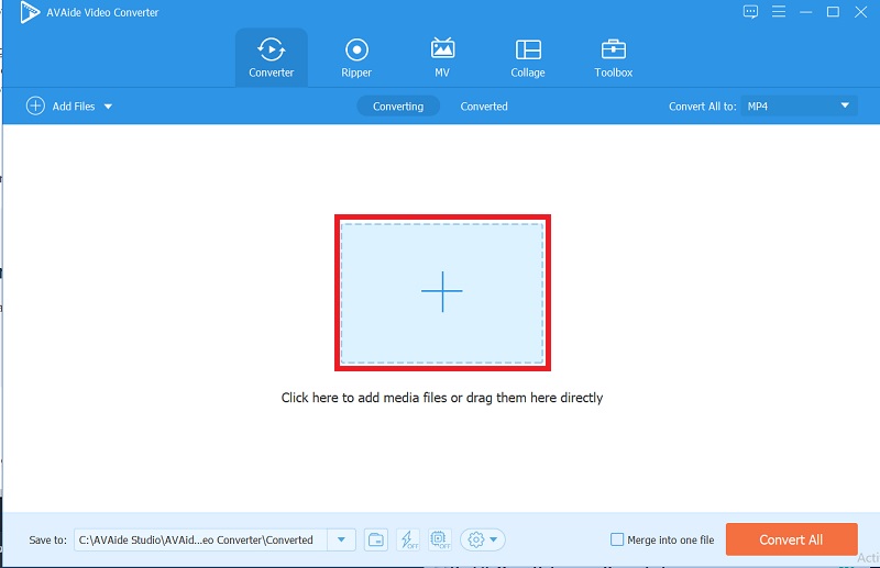 AVAide Video Converter העלה קבצים