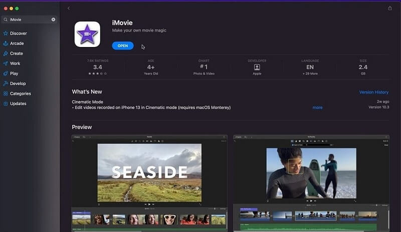 Best Movie Maker iMovie