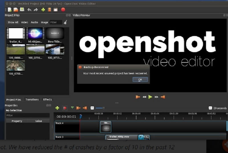 Bester Movie Maker OpenShot