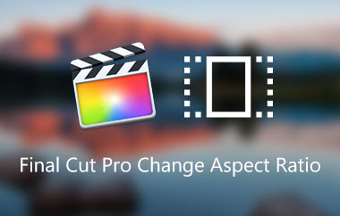 Ejemplo de relación de aspecto de cambio de Final Cut Pro