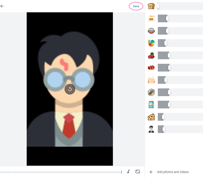Googleフォトムービーメーカー保存