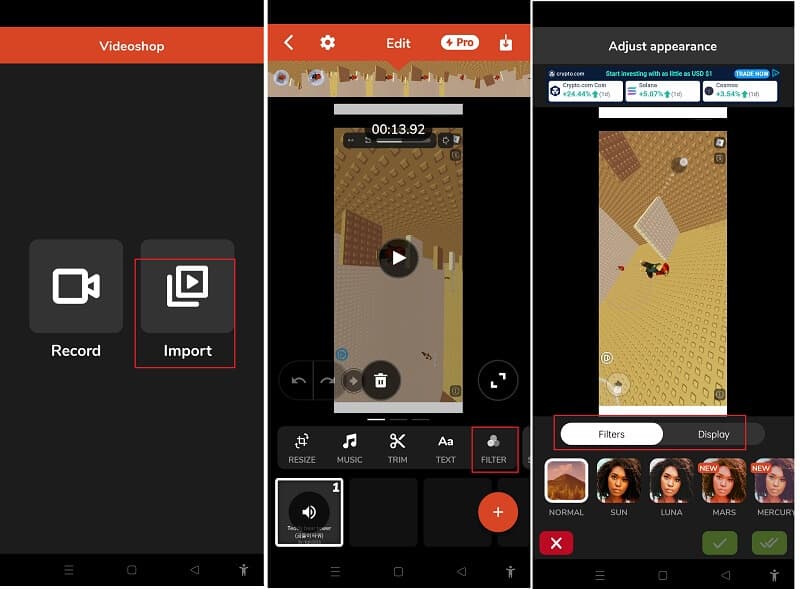 AI Upscale Video Videoshop toevoegen