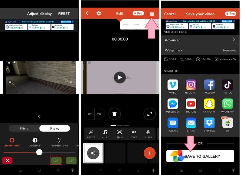 AI Upscale Video Videoshop Opslaan