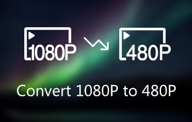 Diminua a escala de 1080p para 480p