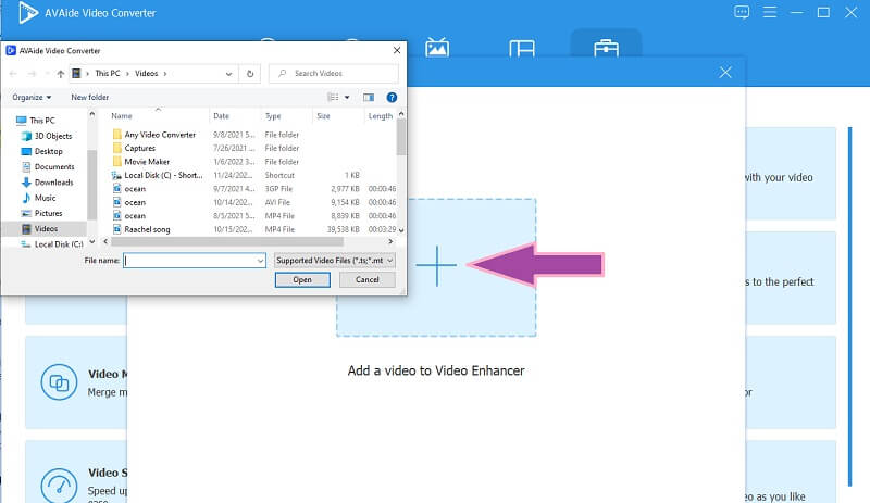 Mobile Video Enhancer AVAide Add