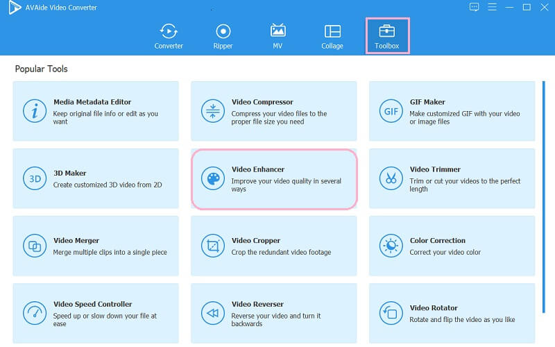 Ferramenta AVAide Mobile Video Enhancer