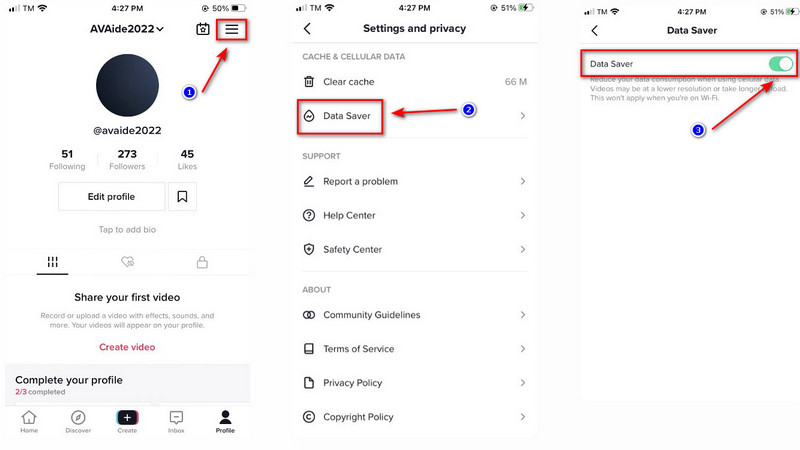 TikTok Datasparer