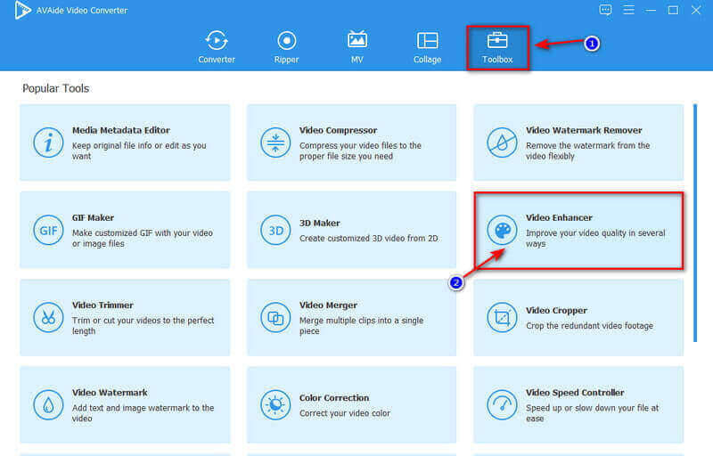 Caseta de instrumente Video Enhancer