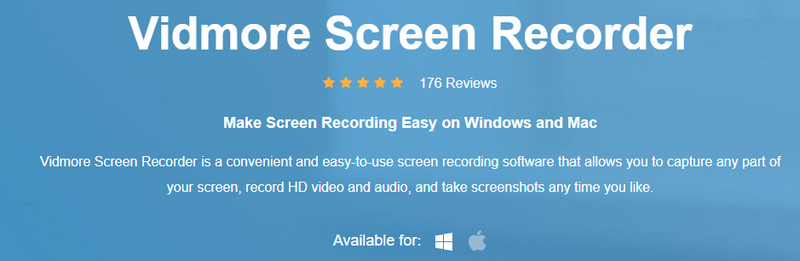 Vidmore Screen Recorder