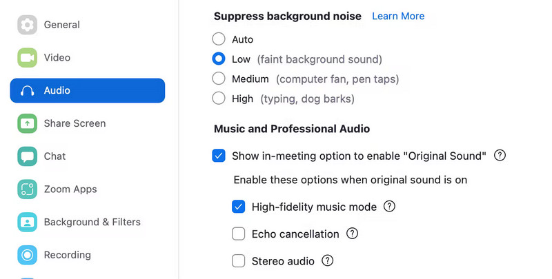 Regola audio