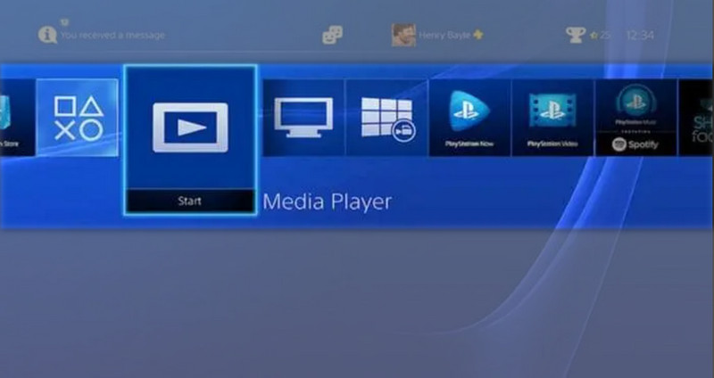 Inicio Blu-ray PS 4