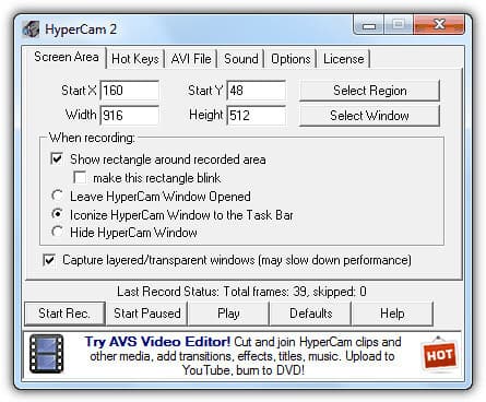 HyperCam 2 Recorder