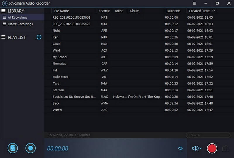 Registratore audio Joyoshare