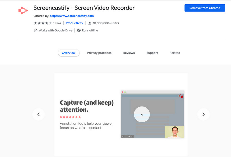 Screencastify क्रोम