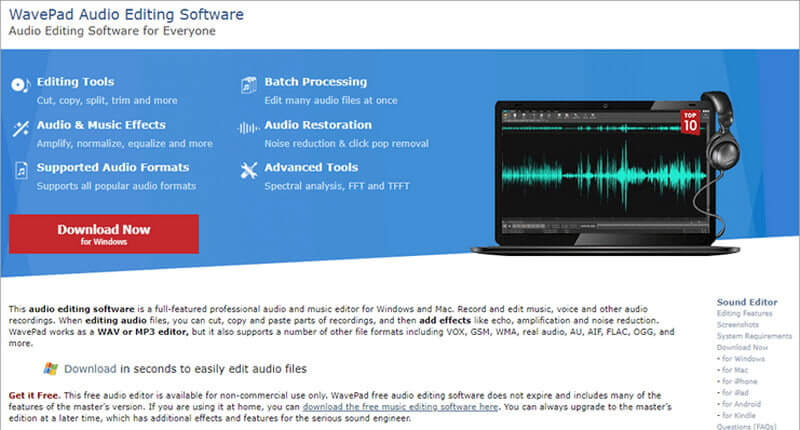 Wavepad-recorder