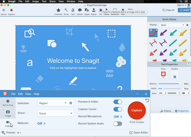 Snagit Record