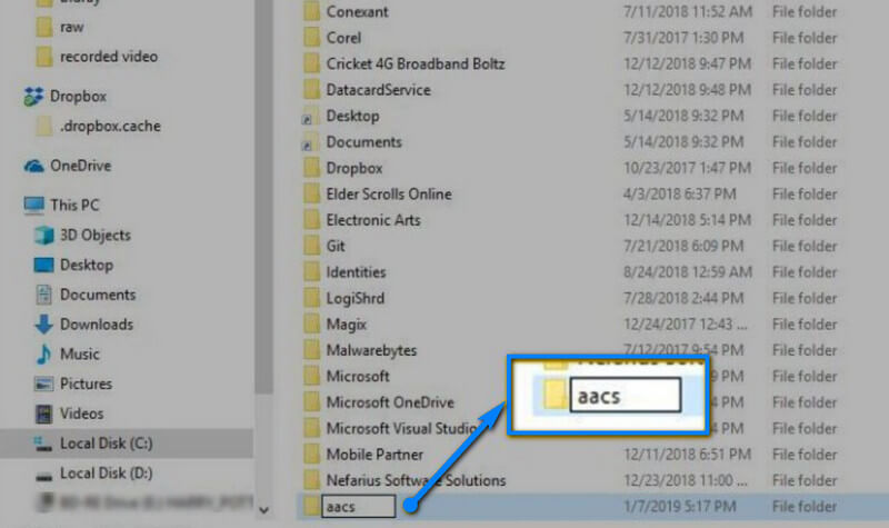 VLC Windows Folder
