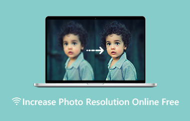 Verhoog de fotoresolutie online gratis