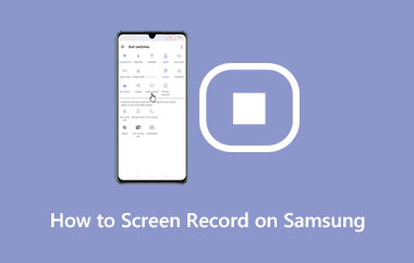 Cómo grabar en pantalla en Samsung