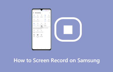 วิธีสกรีนบันทึกบน Samsung