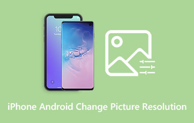 iPhone Android Changer la résolution de l'image