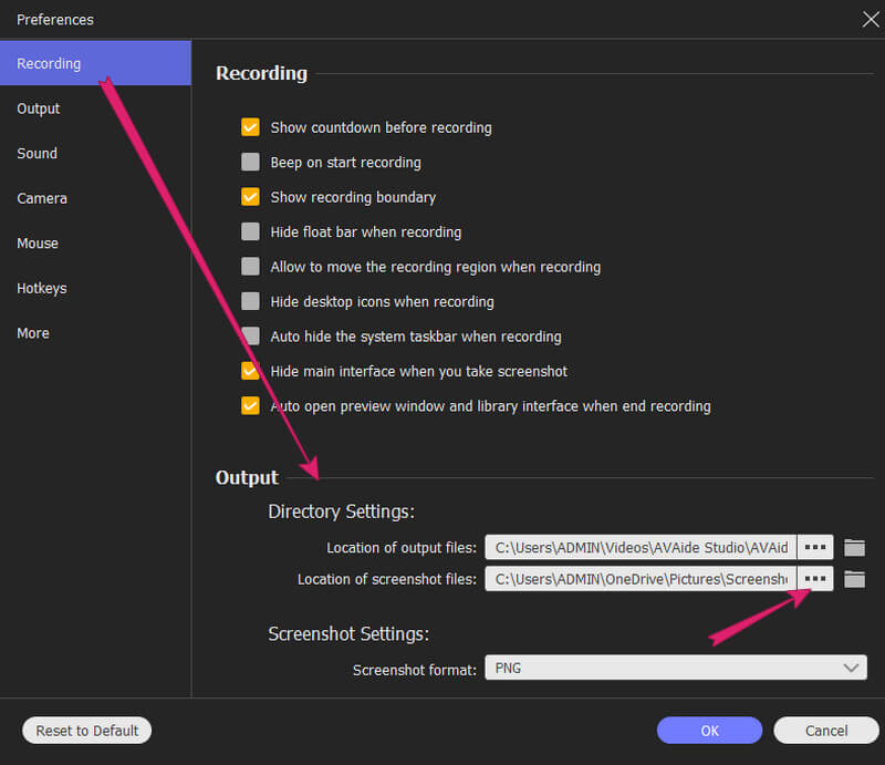 Configuración del directorio AVAIDE