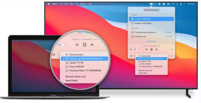 Airplay с Mac на Apple TV