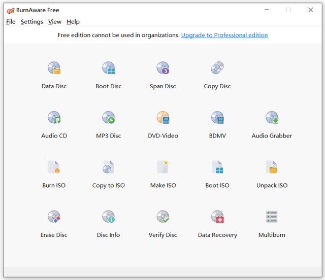 BurnAware Free DVD Burning