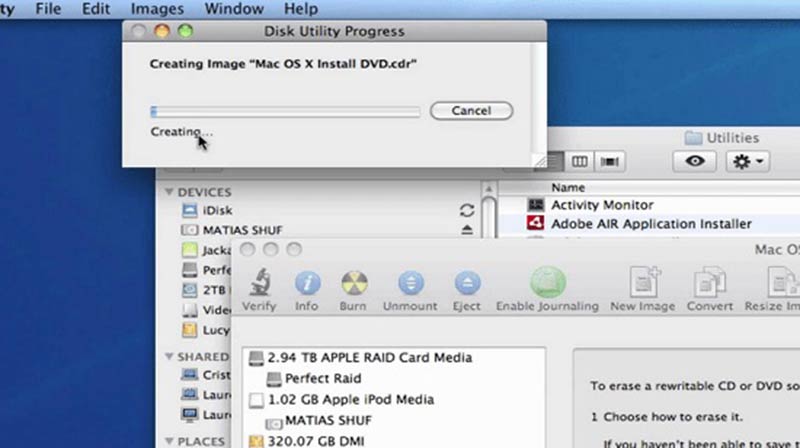 העתקת DVD Mac Utility