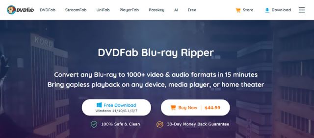 DVDFab ブルーレイ リッピング