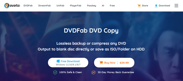 DVDFab DVD másolás