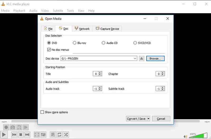 VLC Disc DVD Ripper