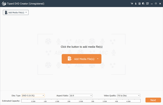 เพิ่มวิดีโองานแต่งงานใน Tipard DVD Creator