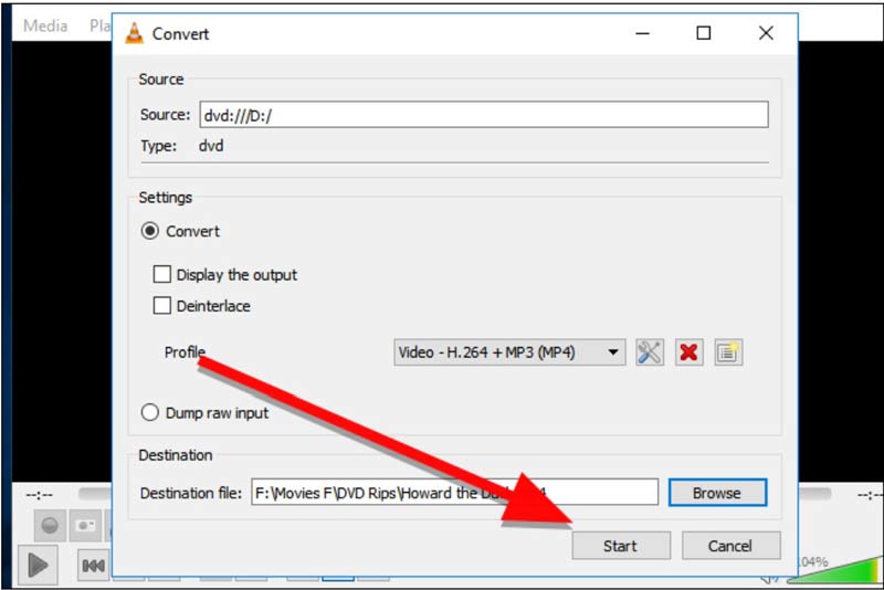 Mengkonversi DVD VLC