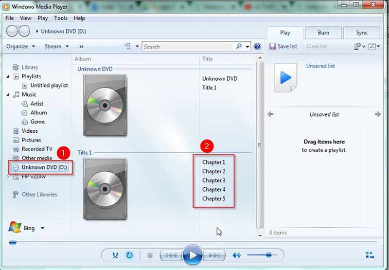 كيفية تشغيل DVD على Windows Media Player 7