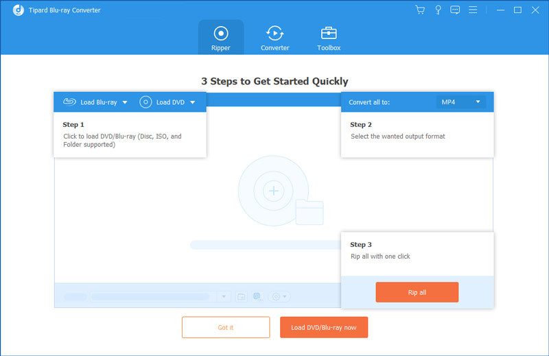 Blu-ray Ripper Interface