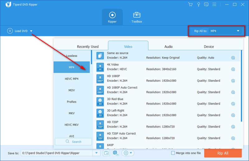 Choose DVD Copy Format