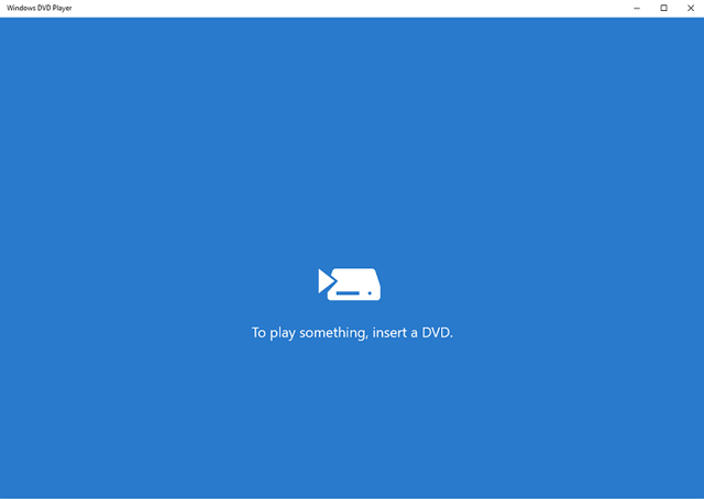 Αναπαραγωγή DVD στα Windows 10 με το Windows DVD Player