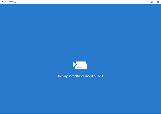 Play DVD on Windows 10 with Windows DVD Player