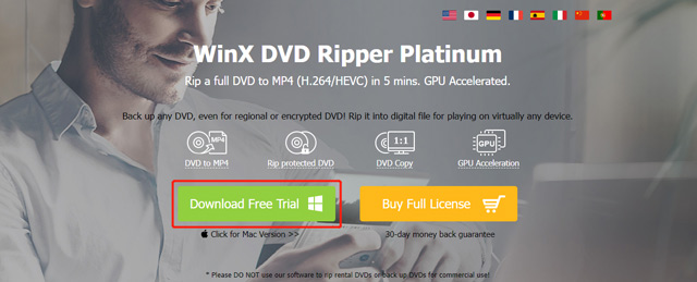 WinX DVD Ripper Скачать