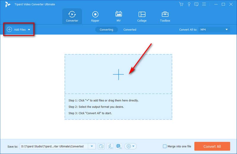 AVAide Converter เพิ่มไฟล์