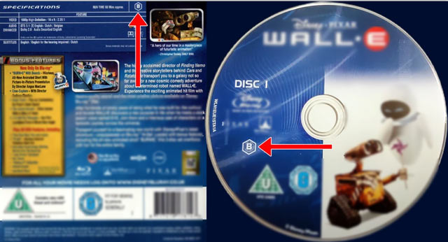 Găsiți codul de regiune Blu-ray