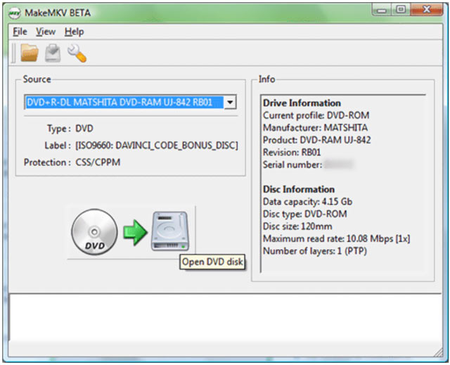 Ingyenes DVD-ripper Plex Make MKV-hoz