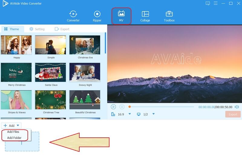 在 iMovie AVAide 上制作电影