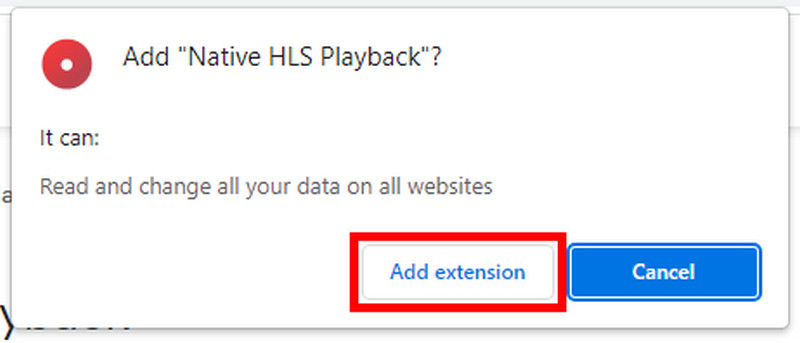 Choose Add Extension