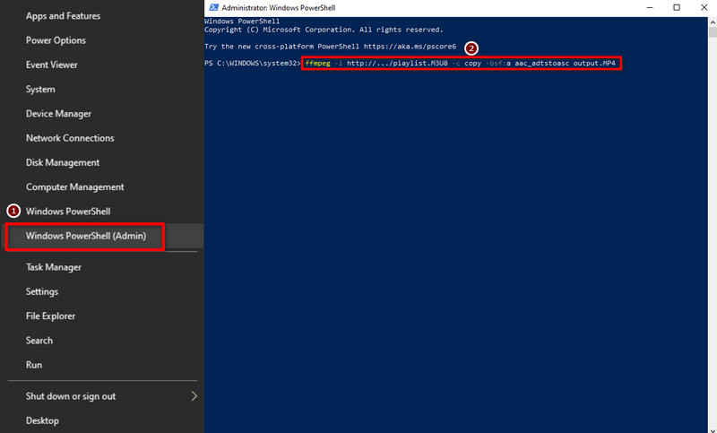 FFMPEGWindows PowerShell