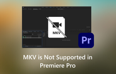 MKV는 Premiere Pro에서 지원되지 않습니다.