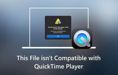 Denne fil er ikke kompatibel med QuickTime Player